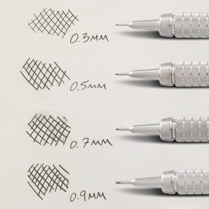 Pentel GraphGear 500 Mechanical Drafting Pencil  (0.3mm)  Extra Fine Line  Brown Barrel (PG523E) - Image 4